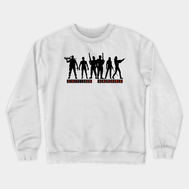 ACTION HEROES ver. 002 Crewneck Sweatshirt by AlexxElizbar